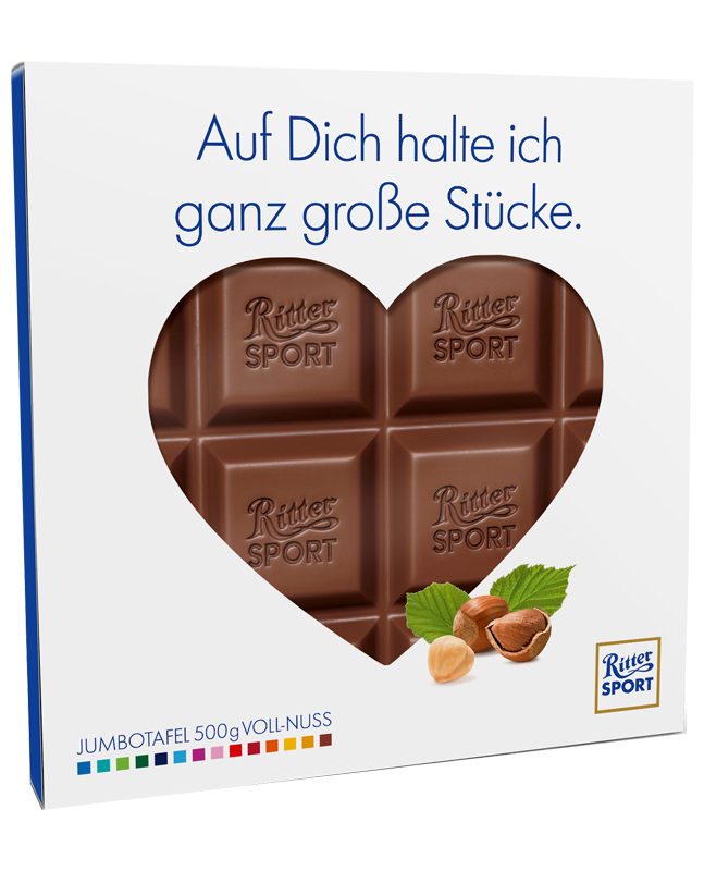 Jumbotafel Herz 500g Ritter Sport