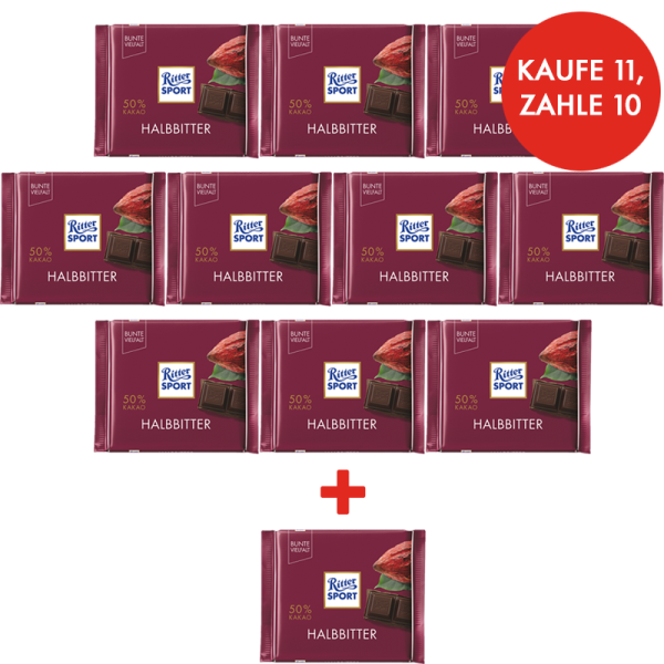 Halbbitter 50% 10+1