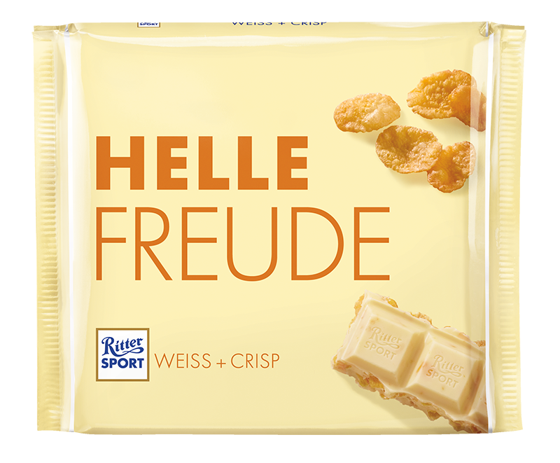 Weiss + Crisp 250g Ritter Sport Shop Ritter Sport