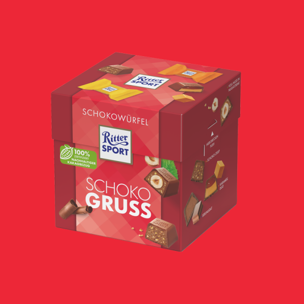 Schokowürfel Schokogruss