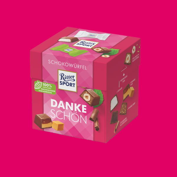 Schokowürfel Dankeschön