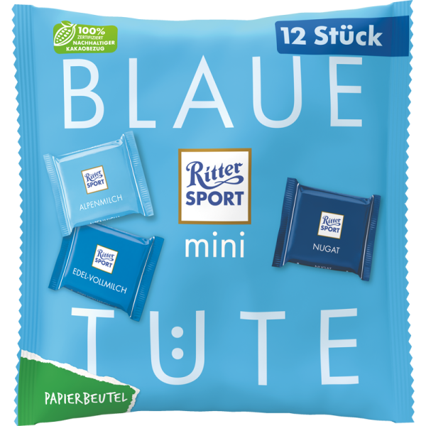 mini Blaue Tüte