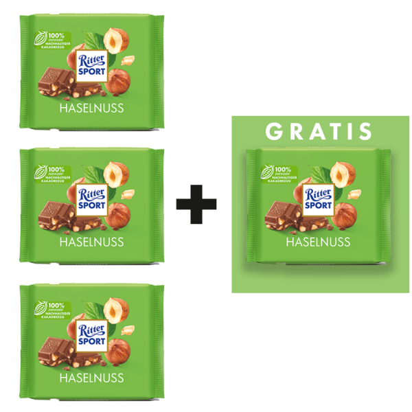 Haselnuss 3+1 Bundle